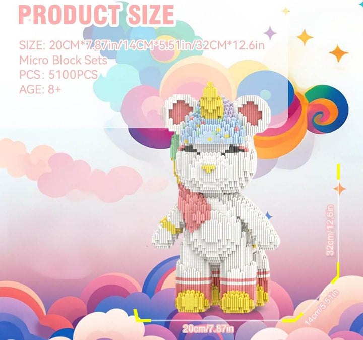 Building Blocks Set Deer Unicorn Educational Toys