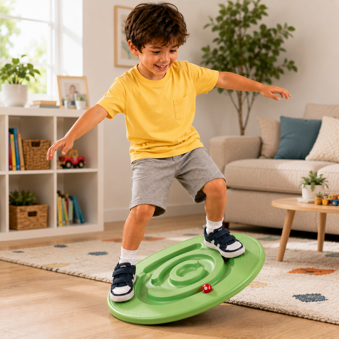Kids Sensory Balance Board Snail Wobble Trainer Kindergarten Vestibular Development Toy