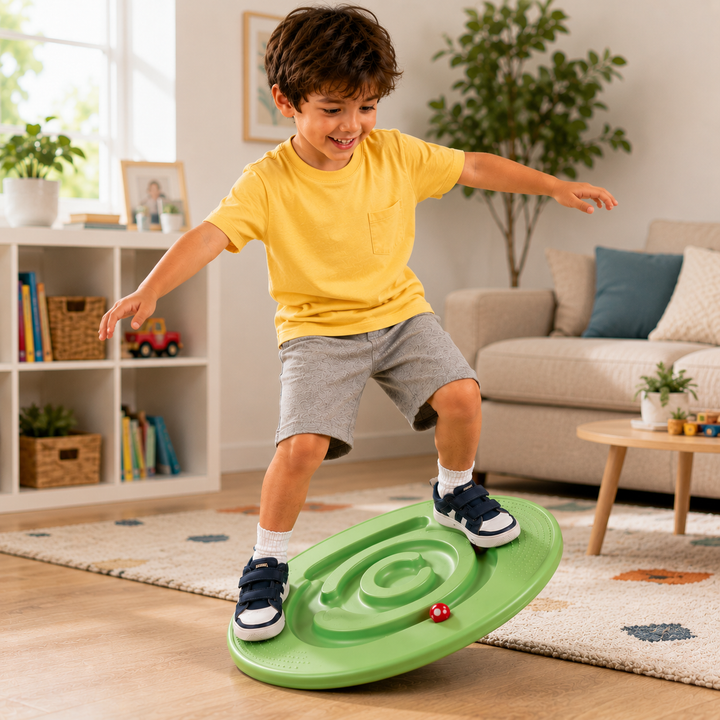 Kids Sensory Balance Board Snail Wobble Trainer Kindergarten Vestibular Development Toy