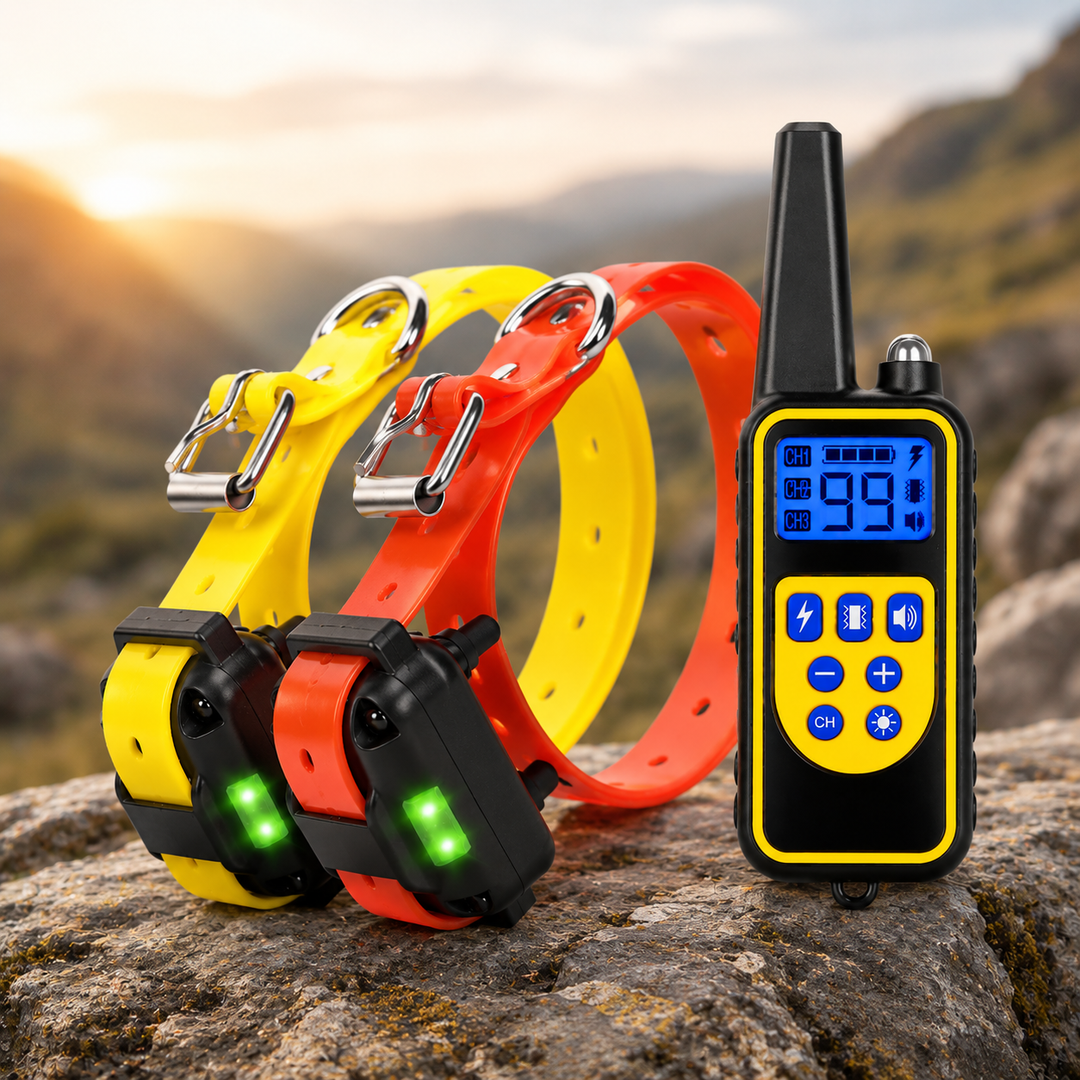 Dog Training Collar 3000FT Remote Rechargeable Waterproof for 1 2 or 3 Dogs