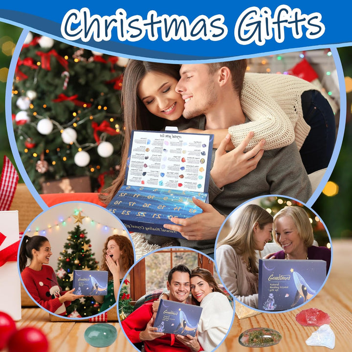 Advent Calendar 2025 Blind Box Gemstone 24 Pieces