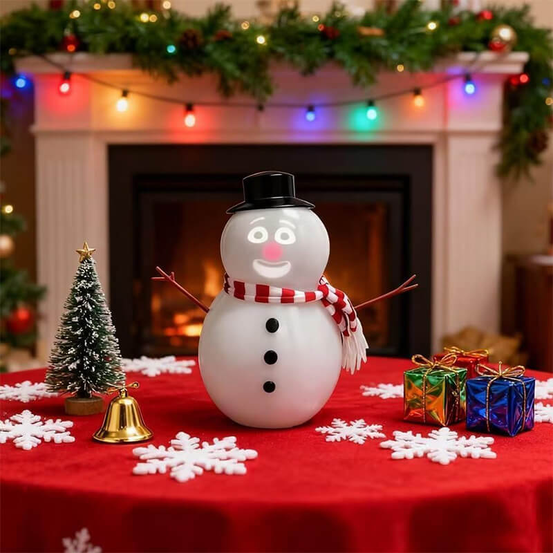 Talking Snowman LED Toy Speaker USB Charging