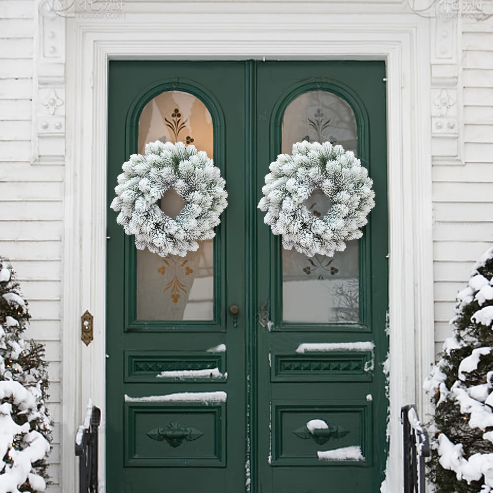 Christmas Wreath Wall Hanging Decoration Circular Pine