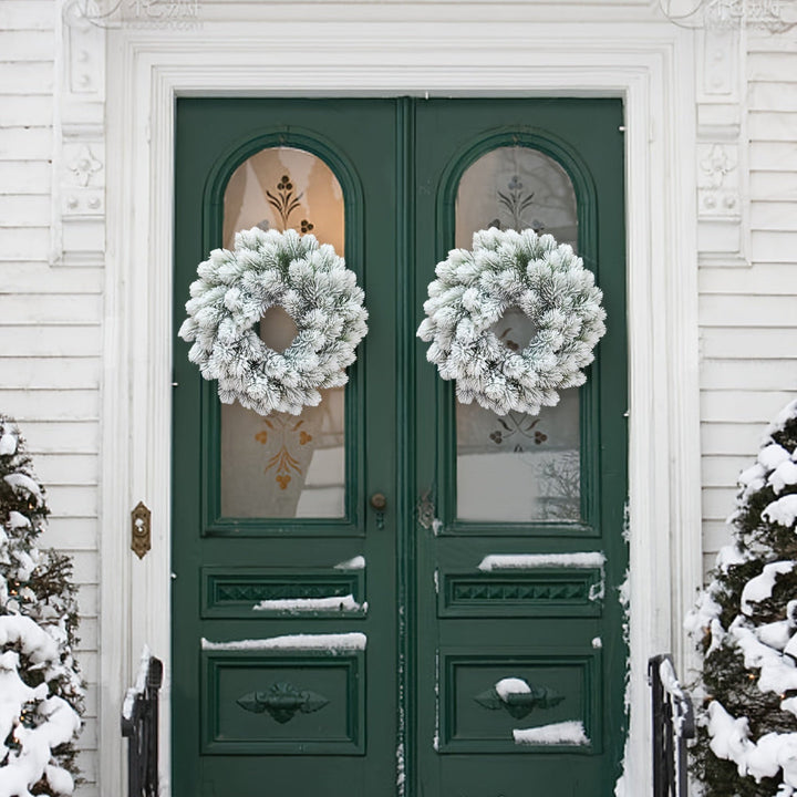 Christmas Wreath Wall Hanging Decoration Circular Pine