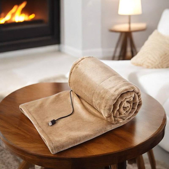 Electric Heated Blanket Portable Travel