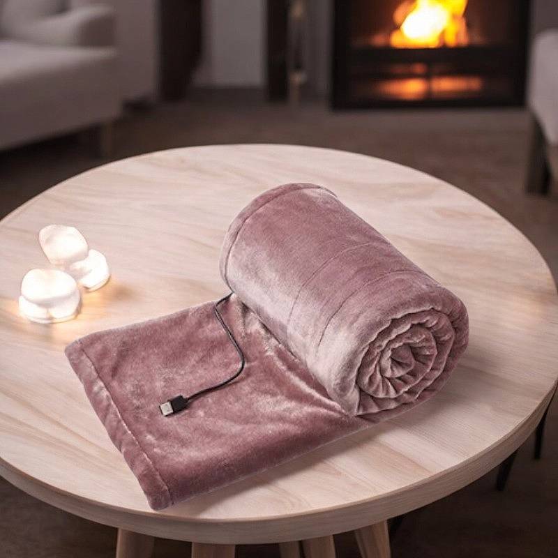 Electric Heated Blanket Portable Travel