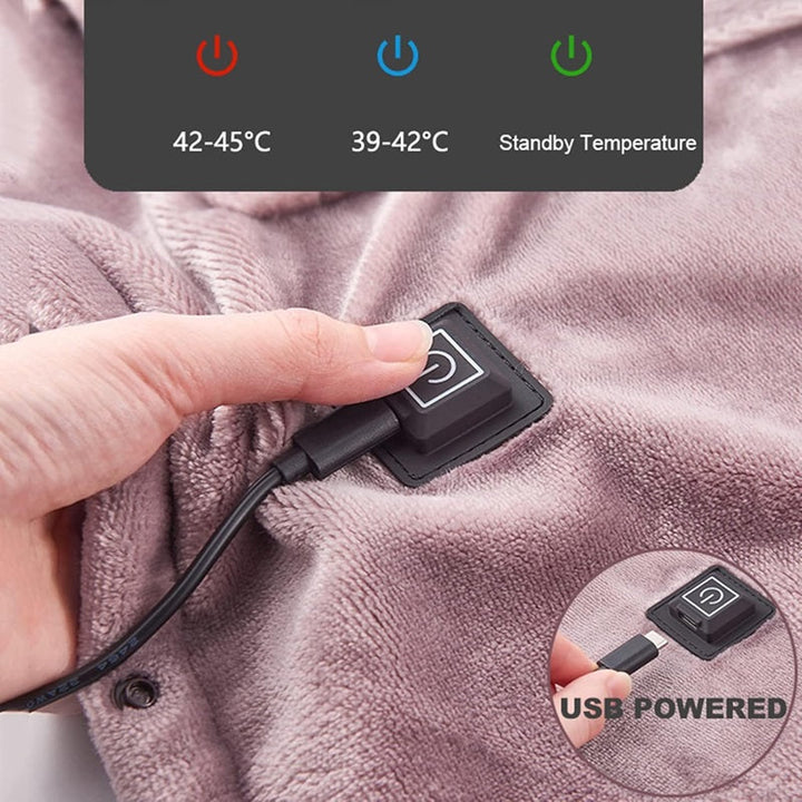 Electric Heated Blanket Portable Travel