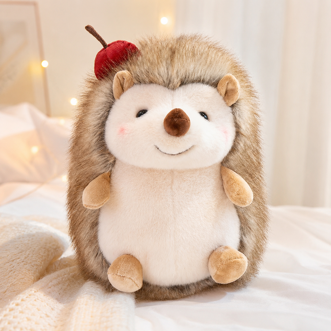 Cute Hedgehog Plush Toy Soft Lifelike Sleeping Doll Kids Gift