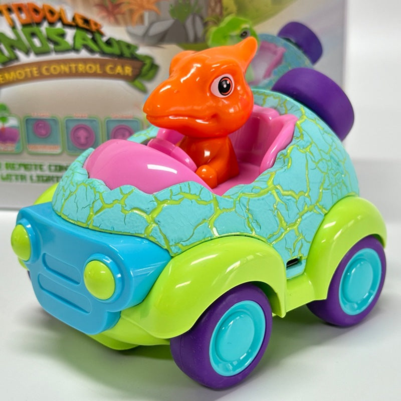 Dinosaur Remote Control Car RC Rechargeable Light Music