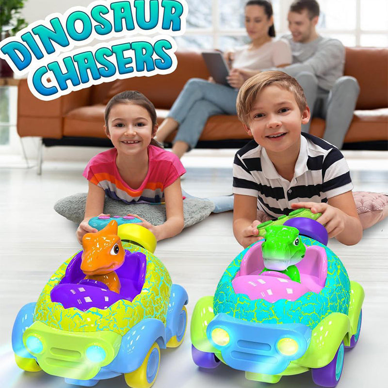 Dinosaur Remote Control Car RC Rechargeable Light Music