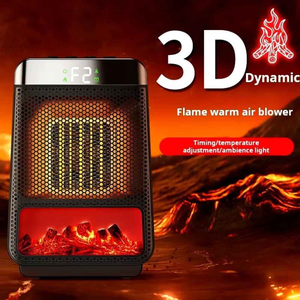 Electric Room Heater Compact Adjustable Energy Efficient Heater