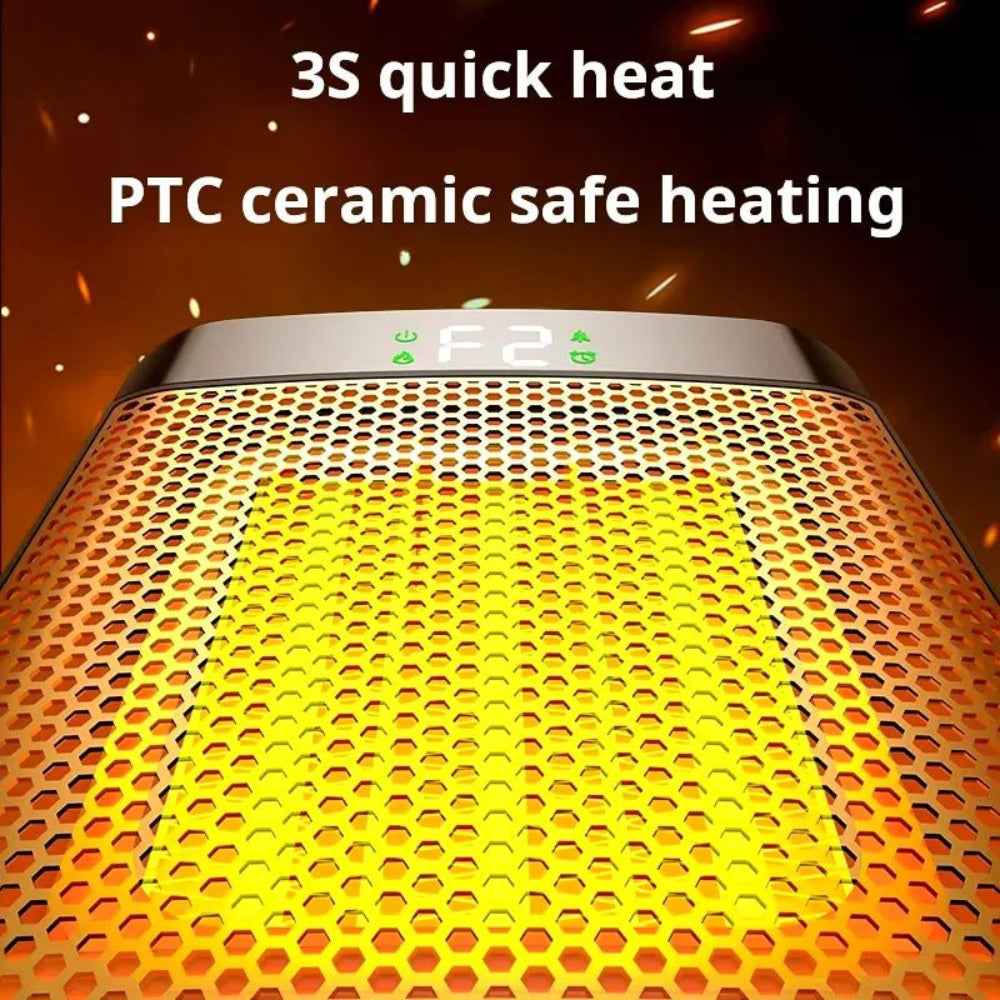 Electric Room Heater Compact Adjustable Energy Efficient Heater