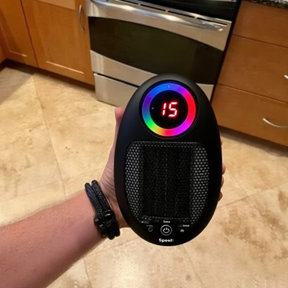 Electric Space Heater Digital Thermostat Energy Saver