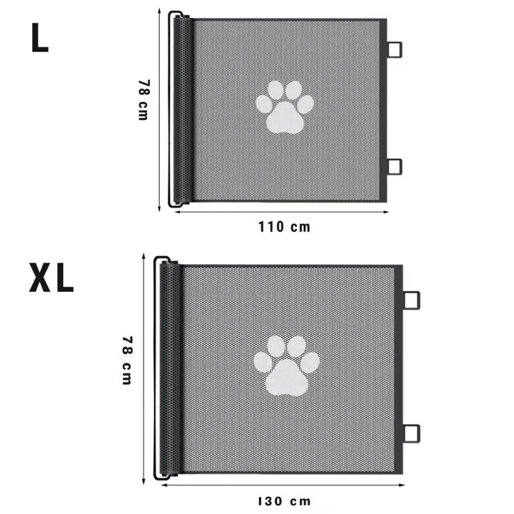 Pet Safety Net for Door and Stairs No Drill Installation