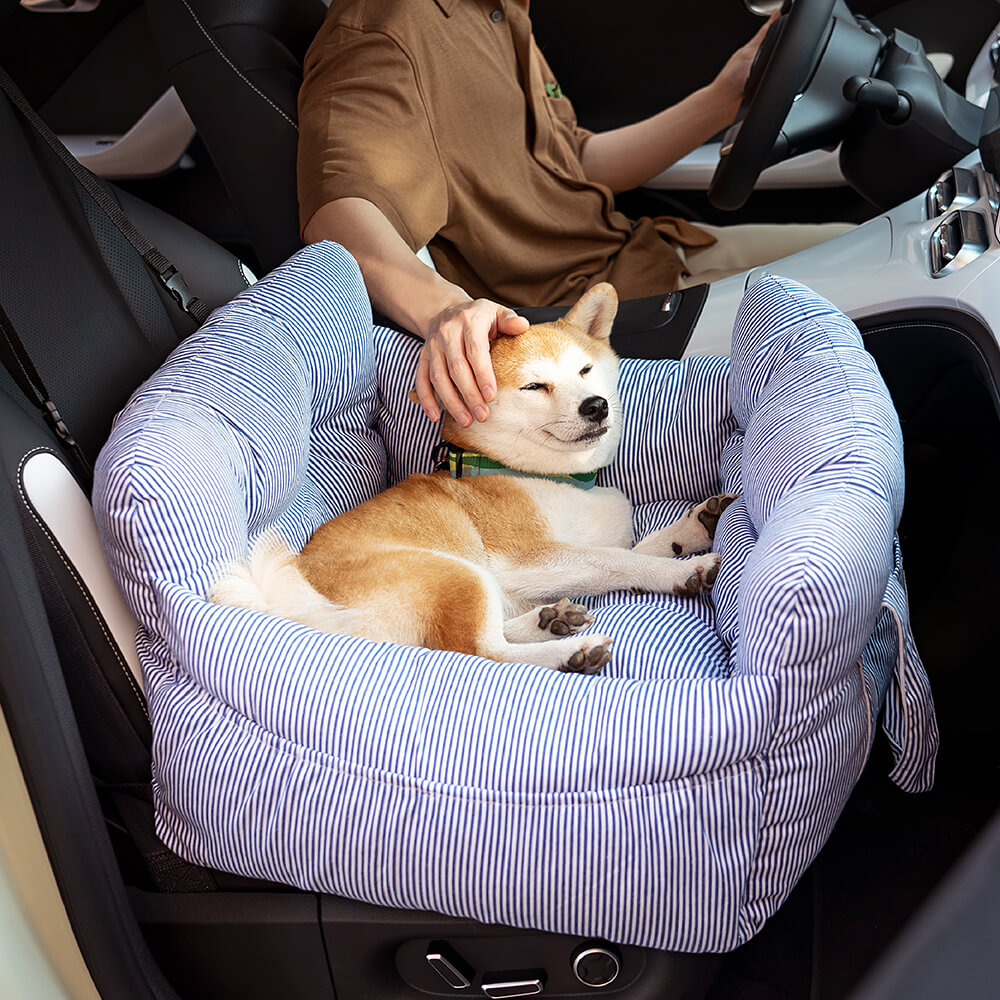 Pet Carrier Bed with Cushion and Shoulder Strap for Dogs and Cats