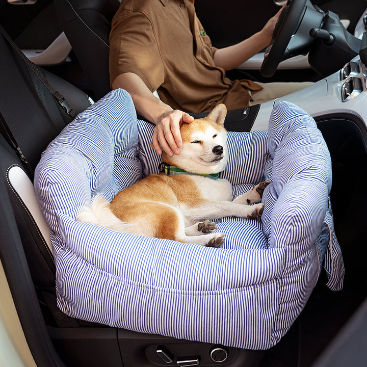 Pet Carrier Bed with Cushion and Shoulder Strap for Dogs and Cats