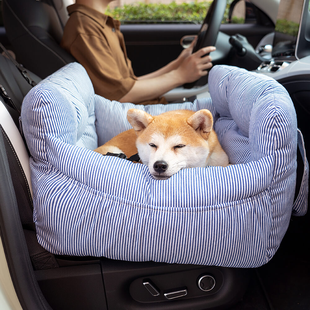 Pet Carrier Bed with Cushion and Shoulder Strap for Dogs and Cats