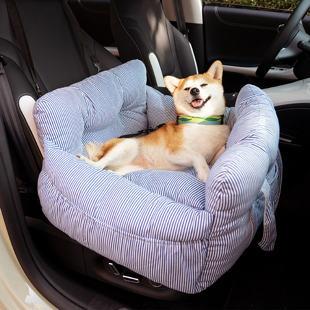 Pet Carrier Bed with Cushion and Shoulder Strap for Dogs and Cats