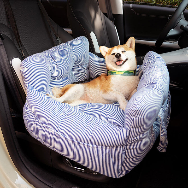 Pet Carrier Bed with Cushion and Shoulder Strap for Dogs and Cats