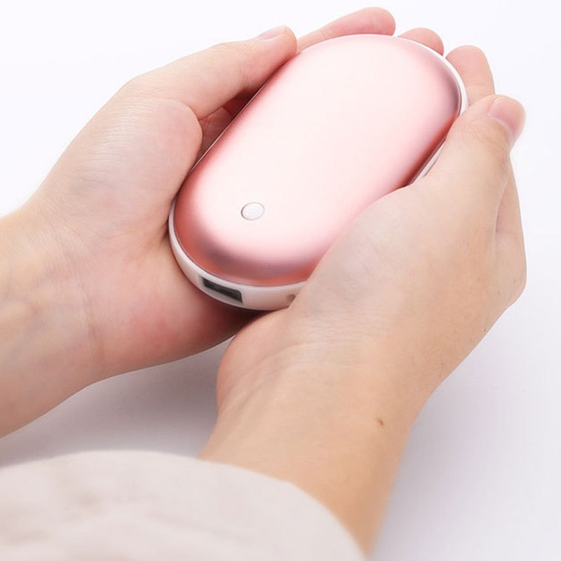Rechargeable Hand Warmer Power Bank Portable Charger