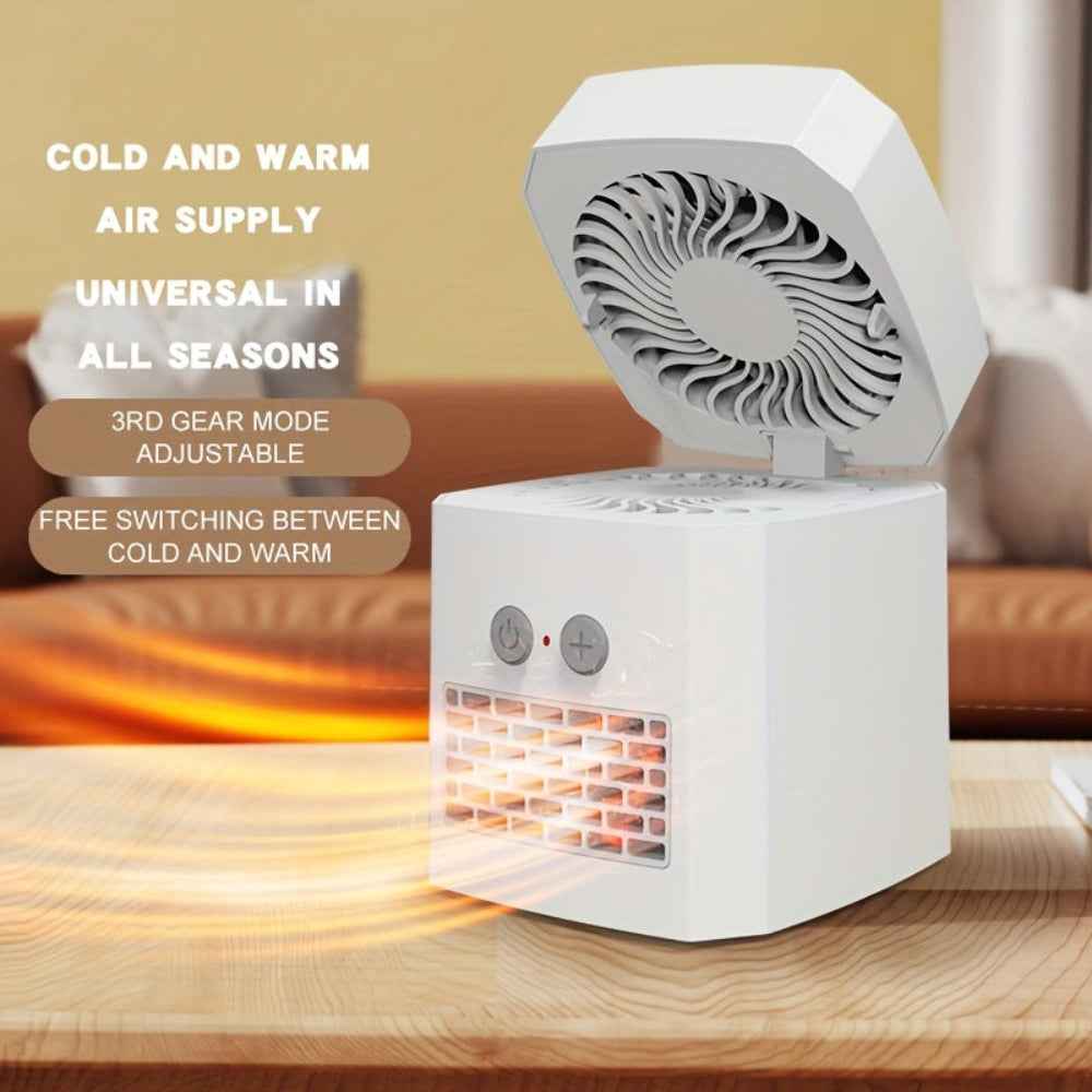 Desktop Electric Heater Fan Combo