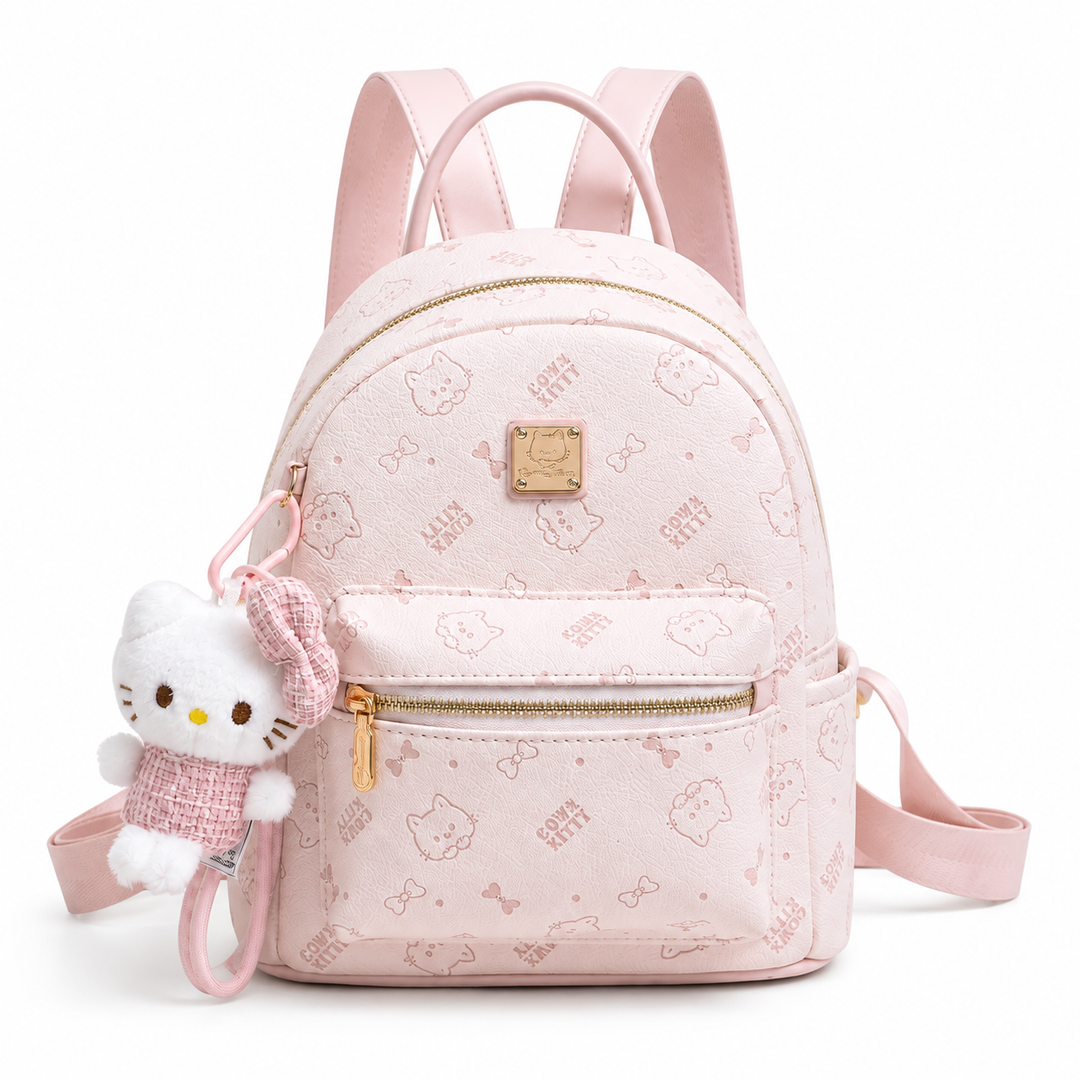 Hello Kitty Girls School Backpack, Large Capacity