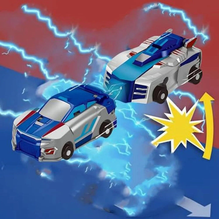 Kids Transformer Car Dinosaur Magnetic Toy Set