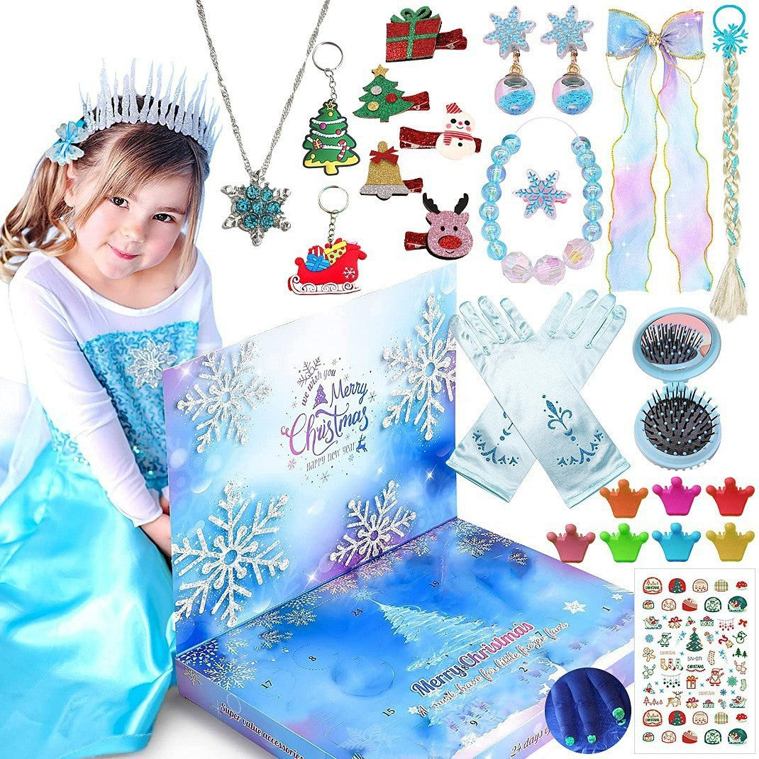 Kids Advent Calendar Jewelry Set Blind Box