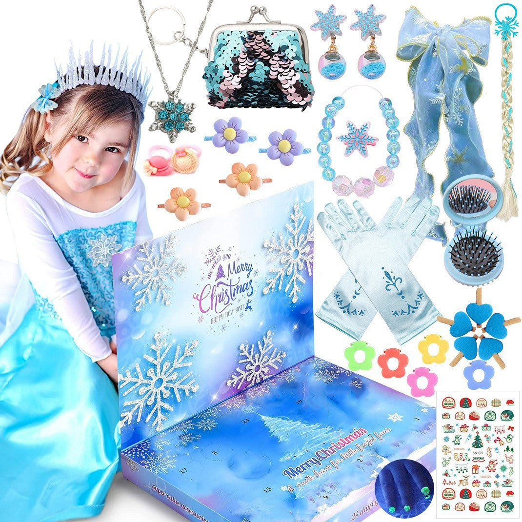 Kids Advent Calendar Jewelry Set Blind Box
