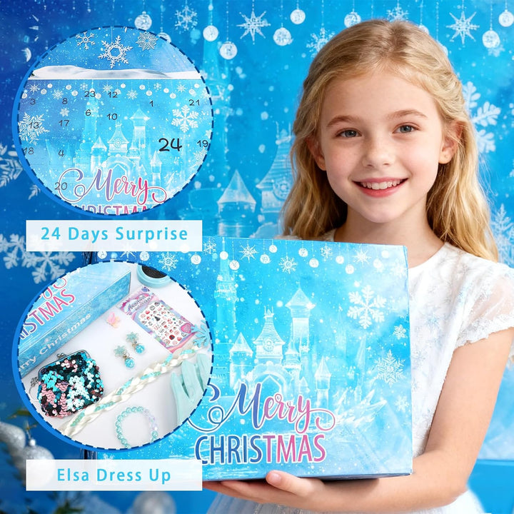 Kids Advent Calendar Jewelry Set Blind Box