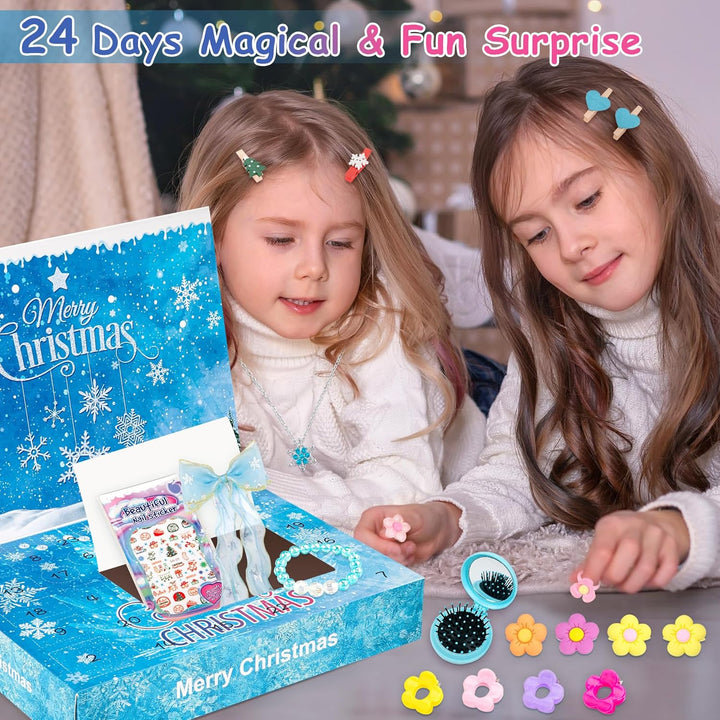 Kids Advent Calendar Jewelry Set Blind Box