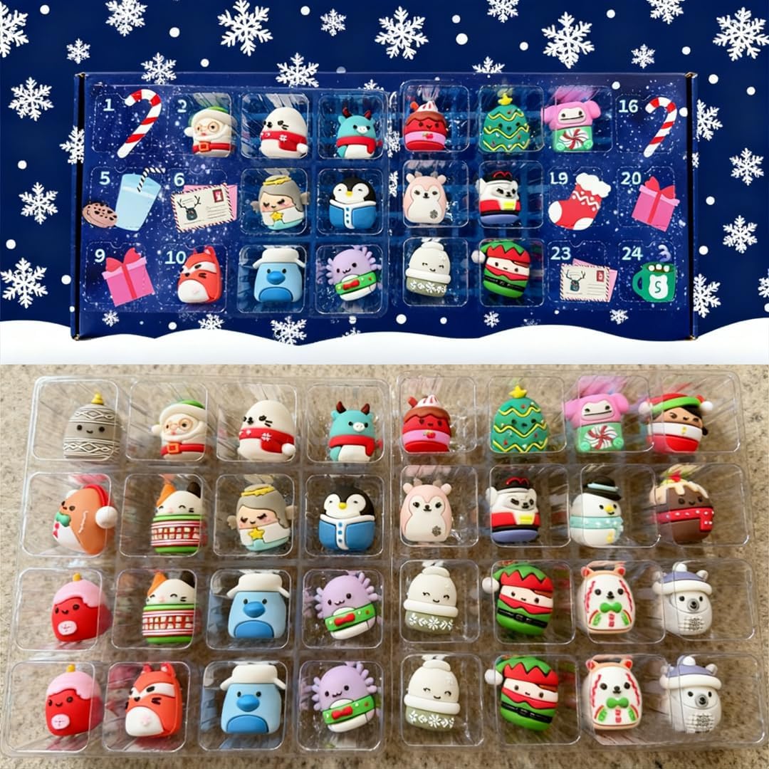 Kids Advent Calendar 2025 Dolls Blind Box 24 Toys Set