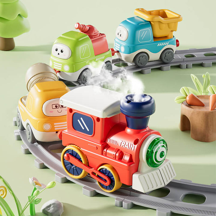 Electric Train Set with Track and Sound Effects