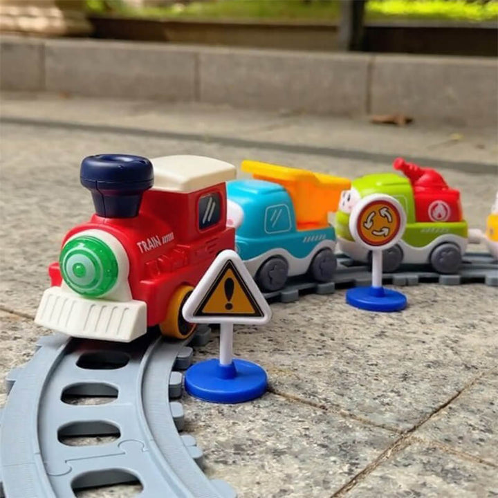 Electric Train Set with Track and Sound Effects