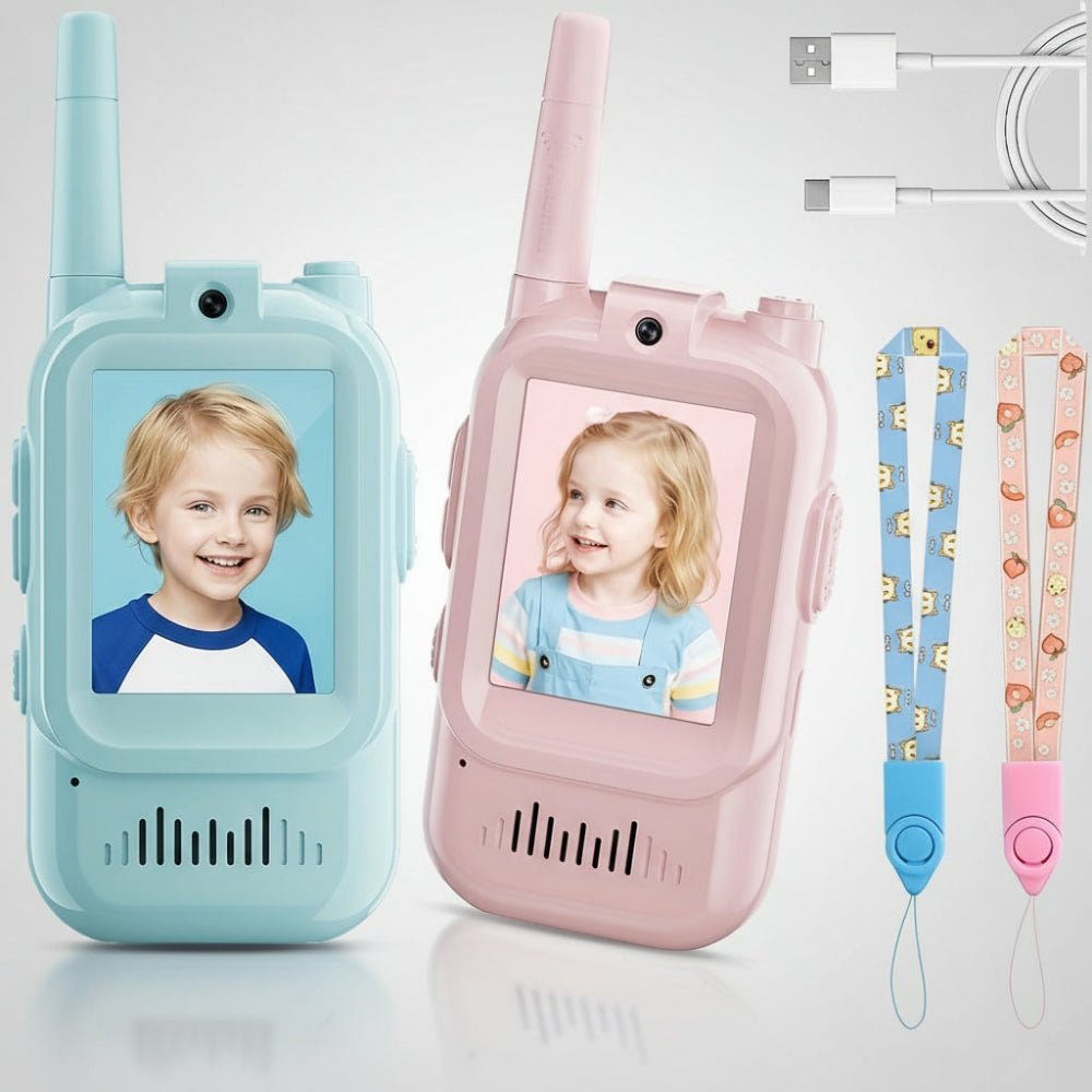 Kids Walkie Talkies Two-Way Video Chat Communication Set