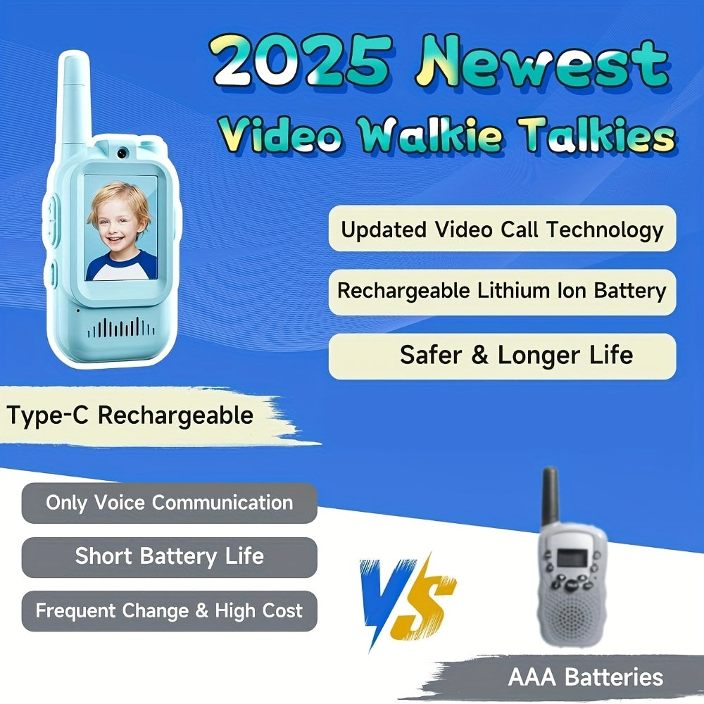 Kids Walkie Talkies Two-Way Video Chat Communication Set