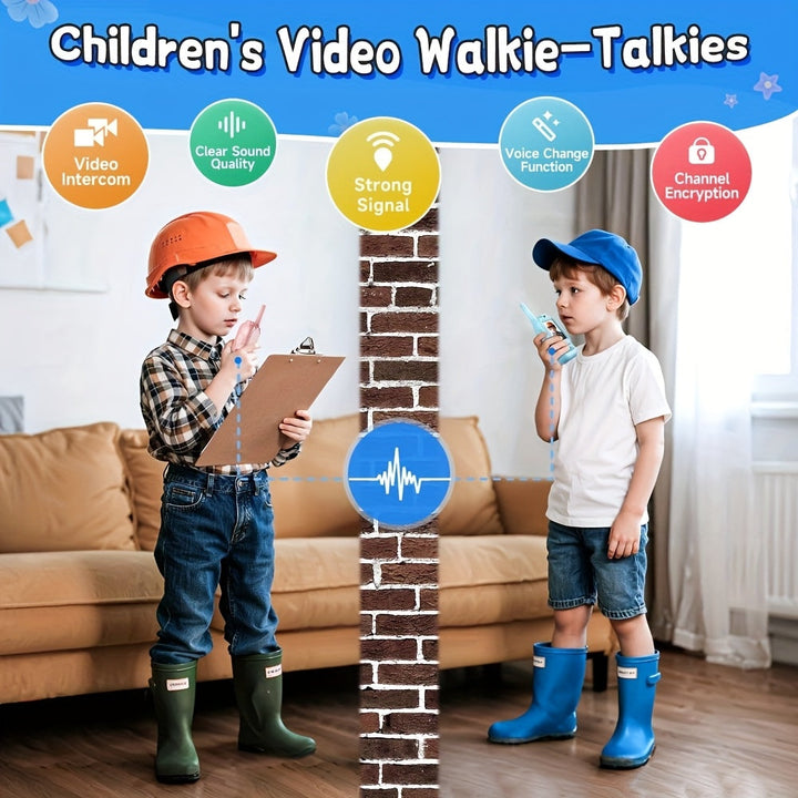 Kids Walkie Talkies Two-Way Video Chat Communication Set