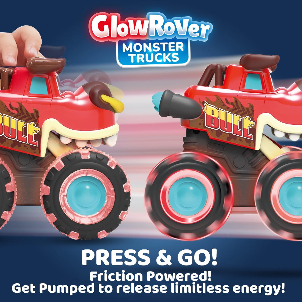 Monster Truck Toy Light Up Cars Play Set