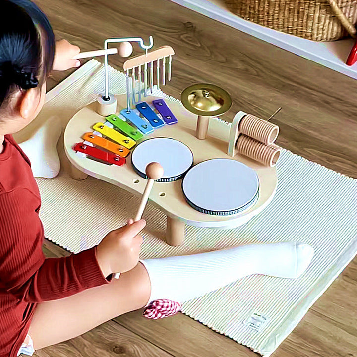 Montessori Music Activity Table Toy Sound Instrument