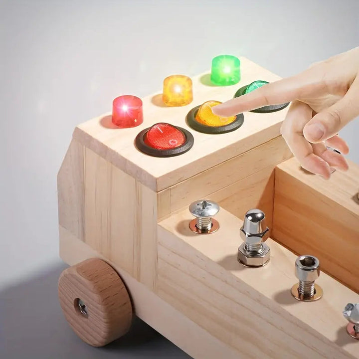 Montessori Busy Board Interactive Toy Fine Motor Skills 3-12 Years