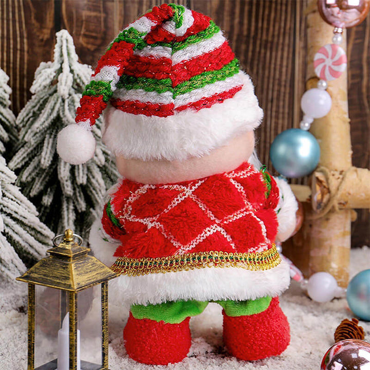 Santa Plush Toy Doll LED Light