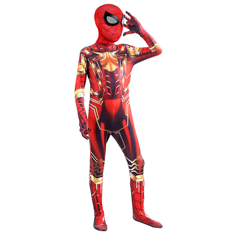 Spider-Man Costume Kids Superhero Jumpsuit Bodysuit Halloween Cosplay