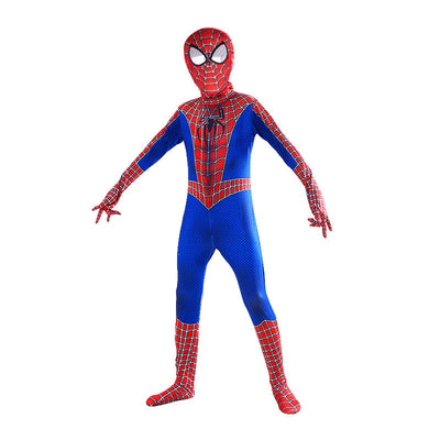 Spider-Man Costume Kids Superhero Jumpsuit Bodysuit Halloween Cosplay