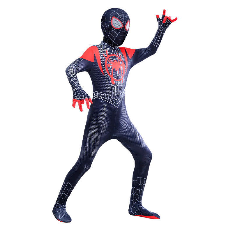 Spider-Man Costume Kids Superhero Jumpsuit Bodysuit Halloween Cosplay