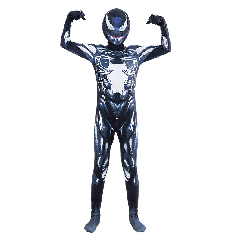 Spider-Man Costume Kids Superhero Jumpsuit Bodysuit Halloween Cosplay