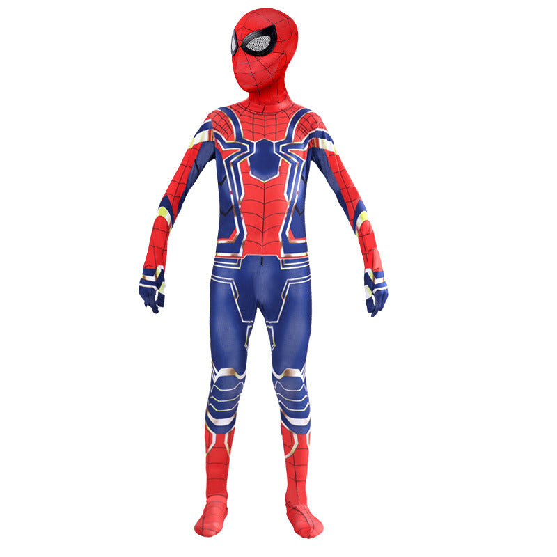 Spider-Man Costume Kids Superhero Jumpsuit Bodysuit Halloween Cosplay