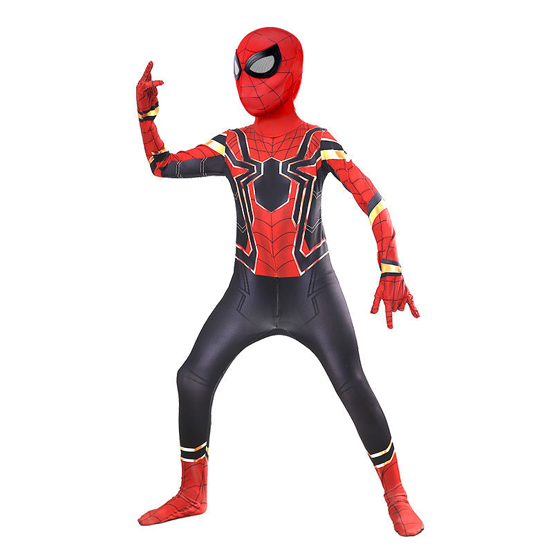 Spider-Man Costume Kids Superhero Jumpsuit Bodysuit Halloween Cosplay