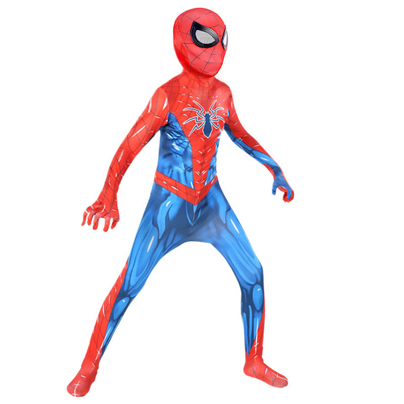 Spider-Man Costume Kids Superhero Jumpsuit Bodysuit Halloween Cosplay
