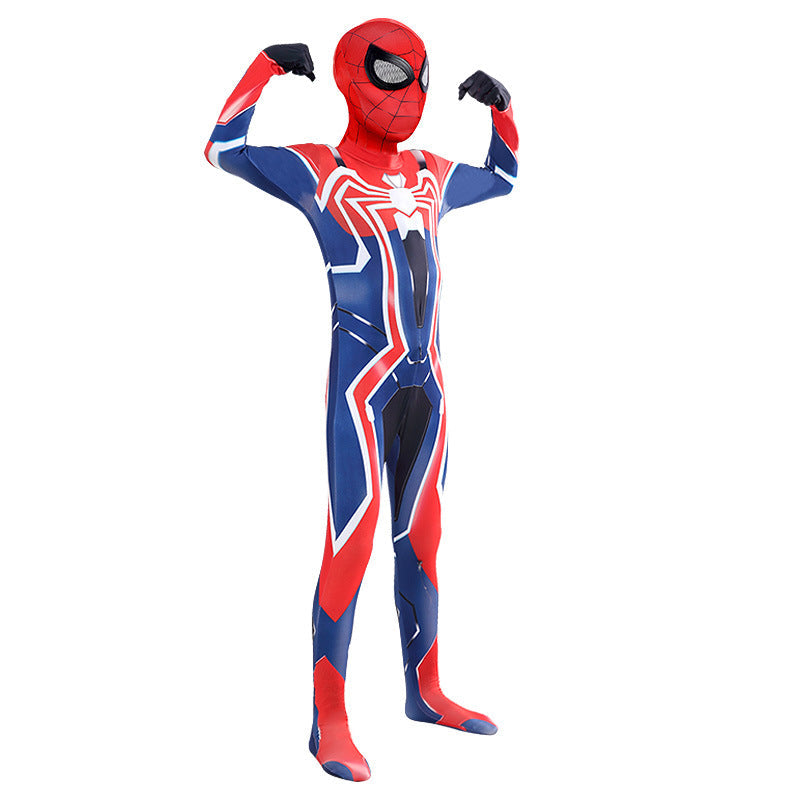 Spider-Man Costume Kids Superhero Jumpsuit Bodysuit Halloween Cosplay
