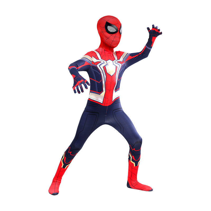 Spider-Man Costume Kids Superhero Jumpsuit Bodysuit Halloween Cosplay